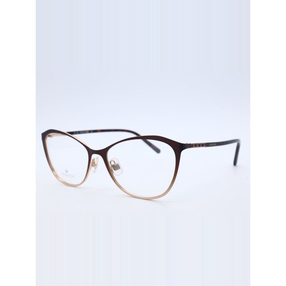 Swarovski SW5222 050 Brown Gold Gradient Eyeglasses Frames 53-16-140